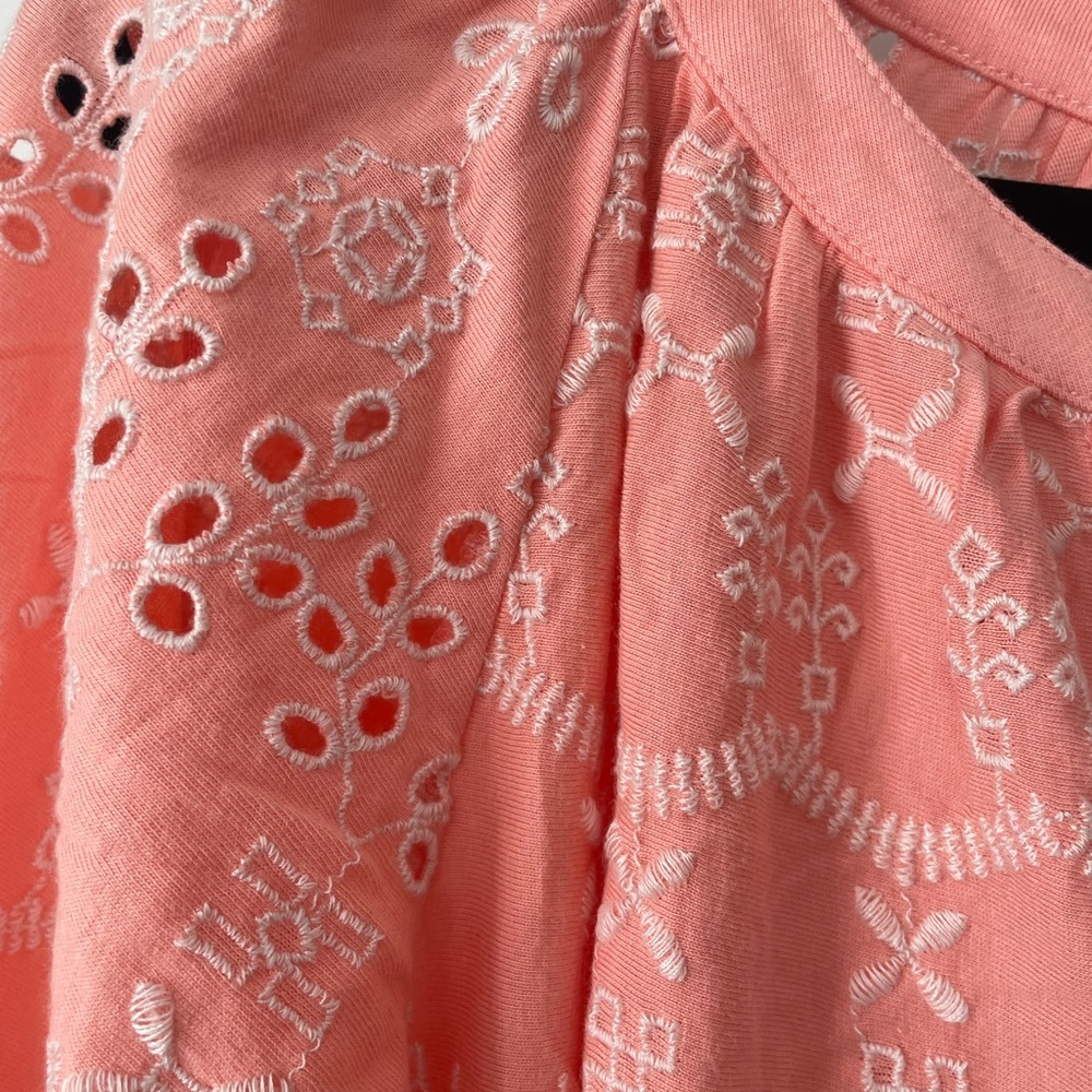 Style & Co. Coral Eyelet Blouse - Picture 2 of 7